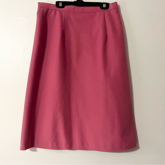 Barbie Pink Pencil Skirt with Two Fabric Belts Mother of Pearl Buckle Sz Medium - Picture 2 of 16